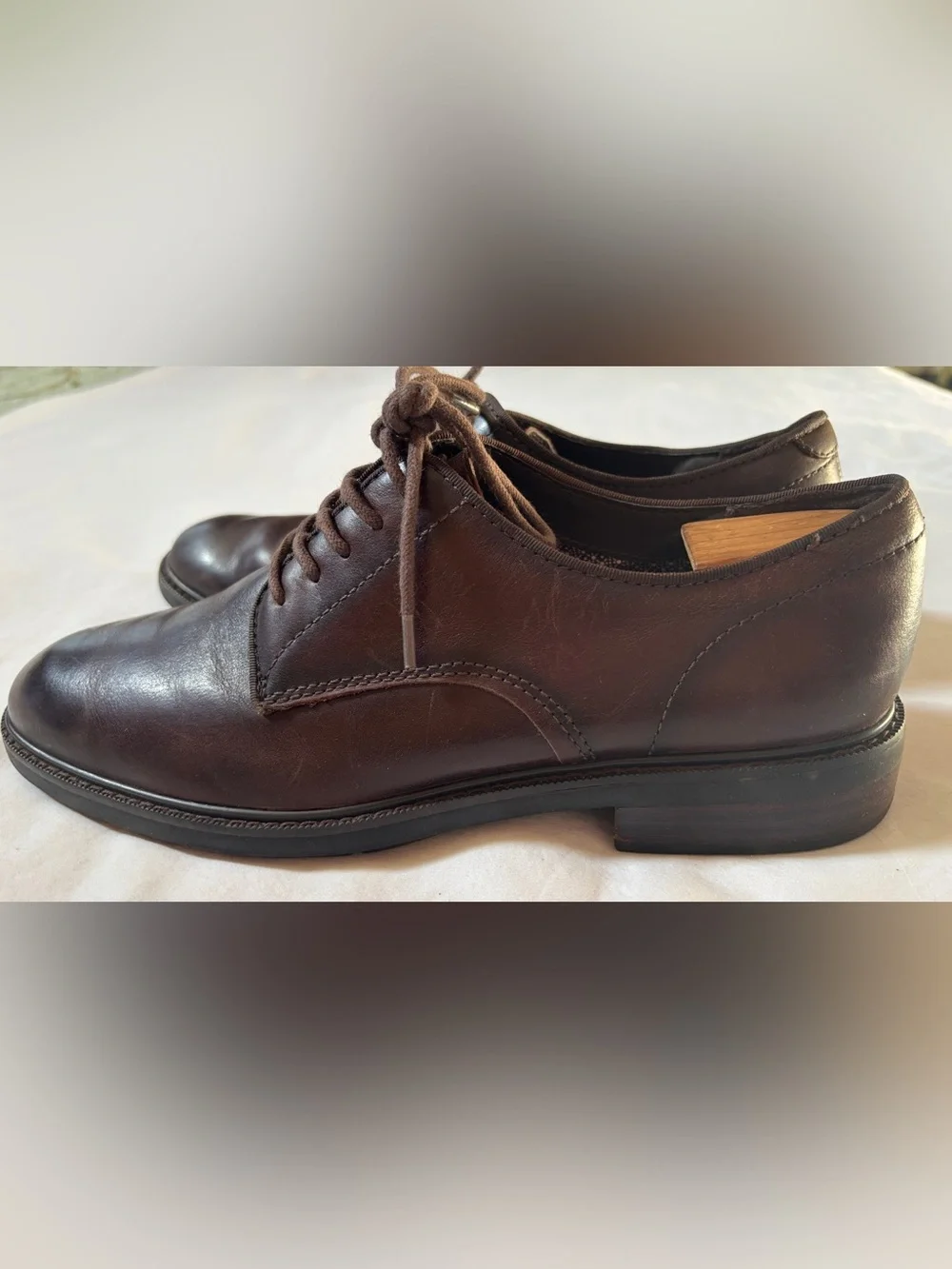 Vince Camuto Men’s Brown Derby Lace Up Dress Shoes Size 10.5? See Measurements